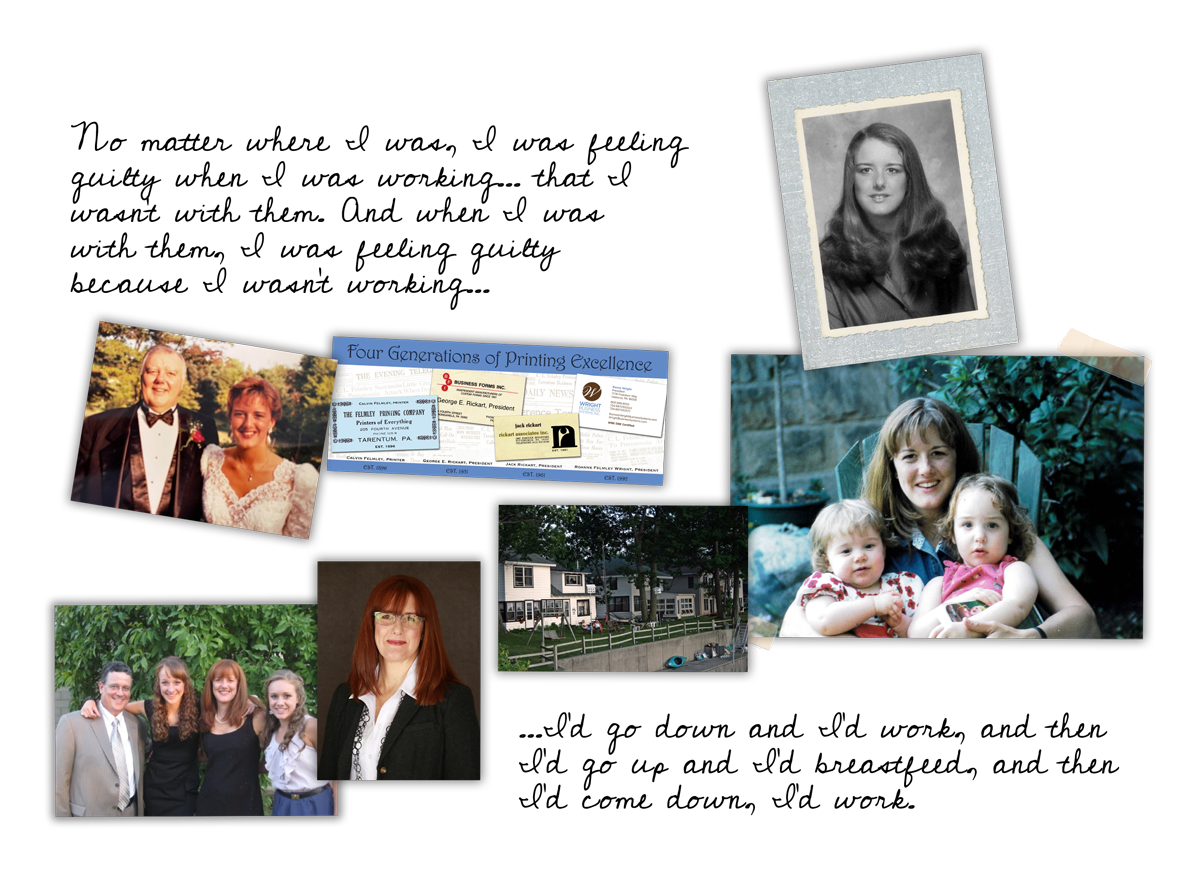 collage of ronne growing up