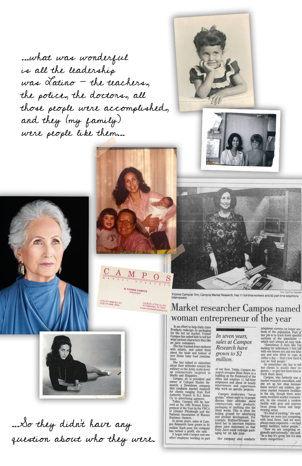 yvonne collage